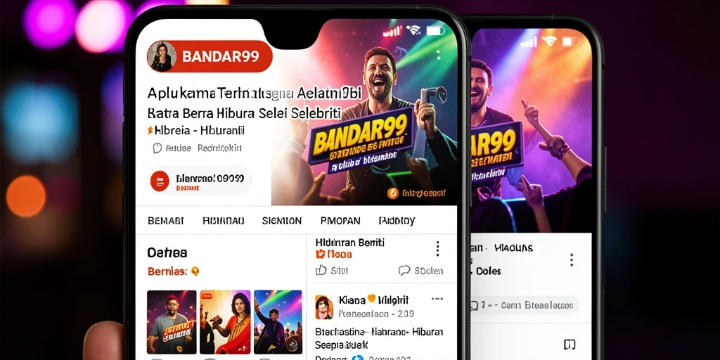 Tampilan antarmuka BANDAR99 yang menarik dan informatif untuk Hiburan Selebriti.