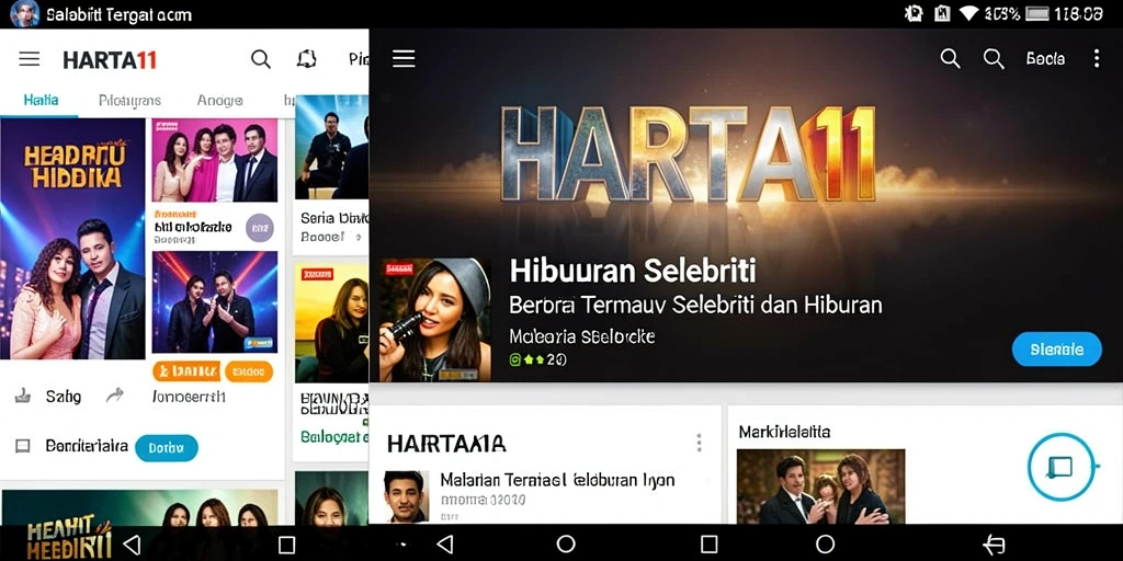 Tampilan antarmuka HARTA11 yang menarik dan mudah digunakan.