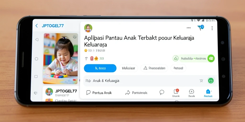 Antarmuka JPTOGEL77 yang ramah anak dan aman untuk orang tua.