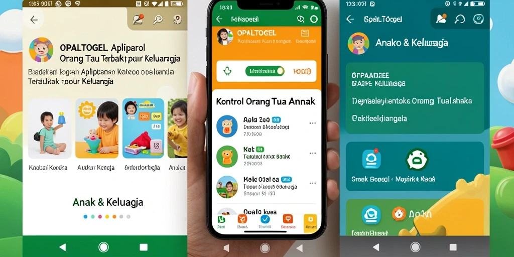 Antarmuka OPALTOGEL yang ramah pengguna untuk Kontrol Orang Tua Anak.